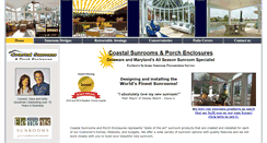 Desktop Screenshot of coastalsunrooms.com