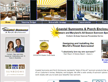 Tablet Screenshot of coastalsunrooms.com